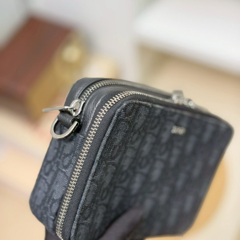 🏷Dior．Oblique 緹花相機包-8