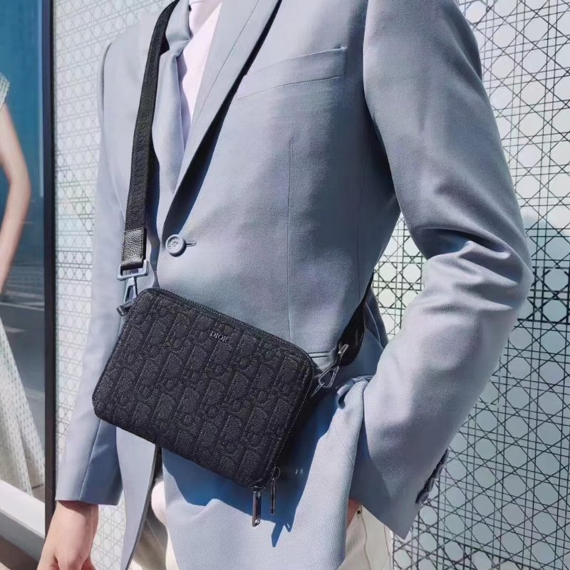 🏷Dior．Oblique 緹花相機包-21