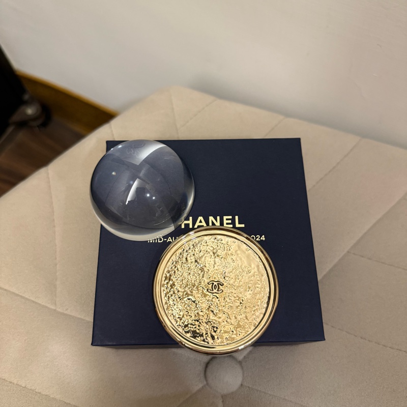 Chanel香奈兒水晶放大鏡紙鎮 限定收藏-1