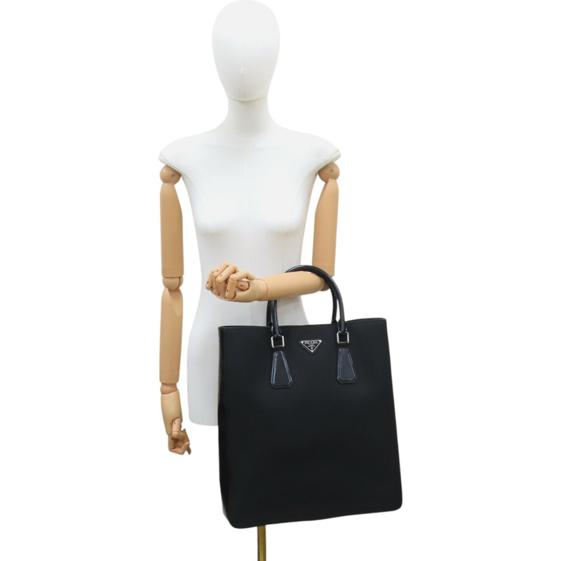 黑色 尼龍 Re-Nylon 兩用包【PRADA 普拉達】 2VG115-9