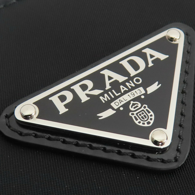 黑色 尼龍 Re-Nylon 兩用包【PRADA 普拉達】 2VG115-15