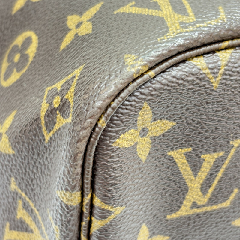 棕色 原花 帆布 Neverfull MM 托特包 肩背包【LOUIS VUITTON LV 路易威登】 M40156-8
