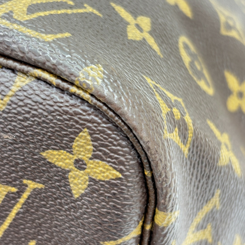 棕色 原花 帆布 Neverfull MM 托特包 肩背包【LOUIS VUITTON LV 路易威登】 M40156-14