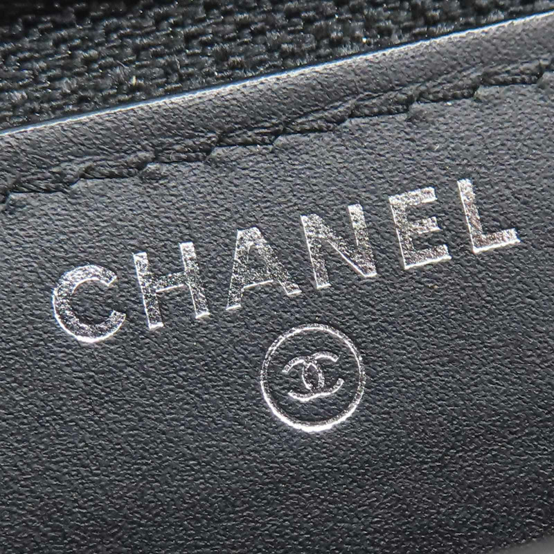 黑色漆皮 Boy 拉鍊長夾 A68912【CHANEL 香奈兒】 A68912-8