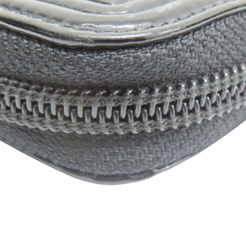 黑色漆皮 Boy 拉鍊長夾 A68912【CHANEL 香奈兒】 A68912-13