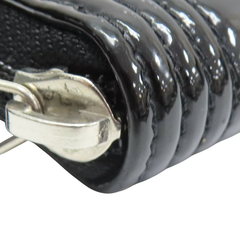 黑色漆皮 Boy 拉鍊長夾 A68912【CHANEL 香奈兒】 A68912-14