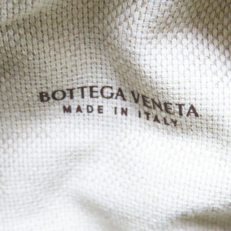 米色帆布 綠線 Wallace 手提包【BOTTEGA VENETA BV 寶緹嘉】-5
