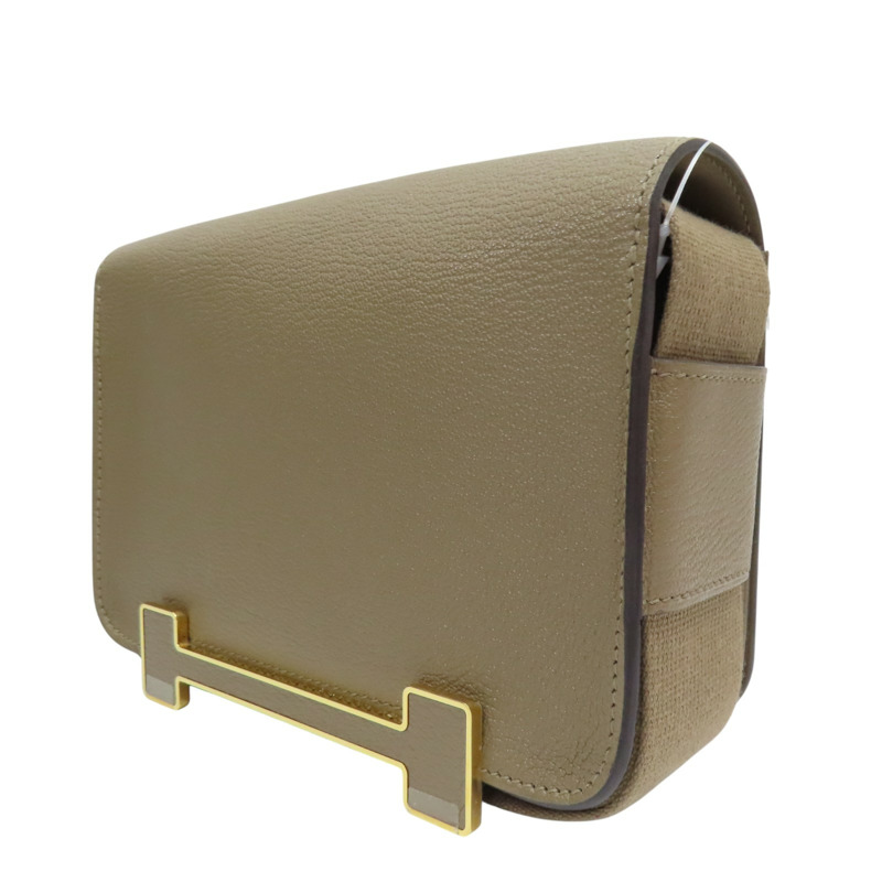 大象灰 Chevre皮革 Geta 肩背包 U刻【HERMES 愛馬仕】 U刻-2