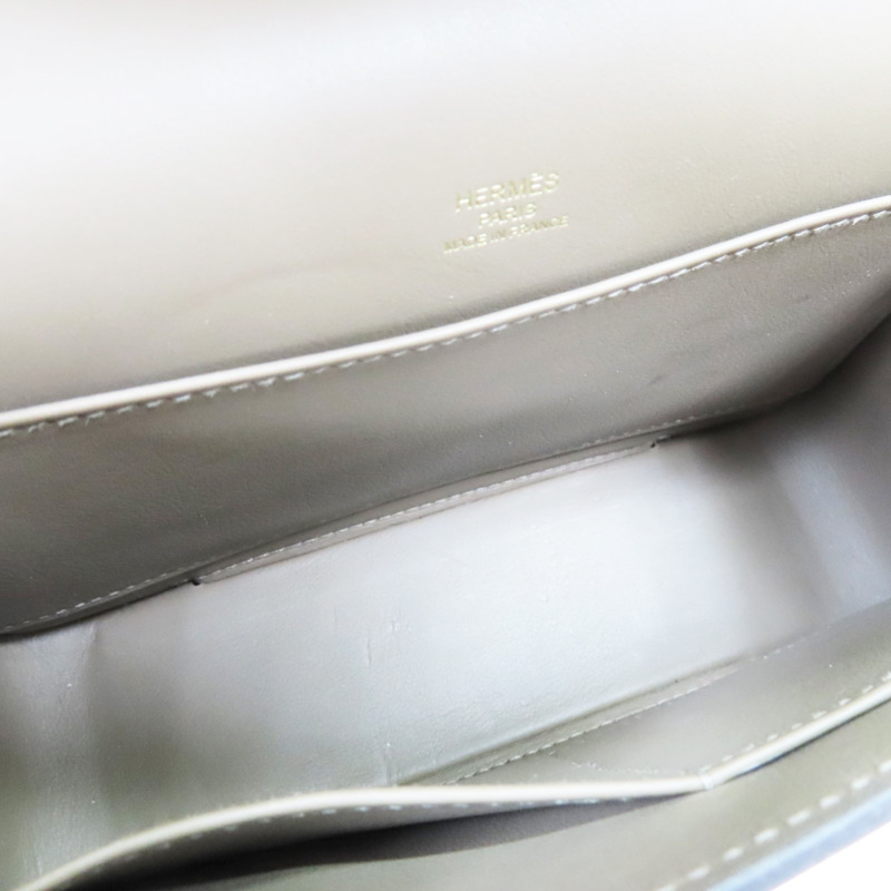 大象灰 Chevre皮革 Geta 肩背包 U刻【HERMES 愛馬仕】 U刻-4