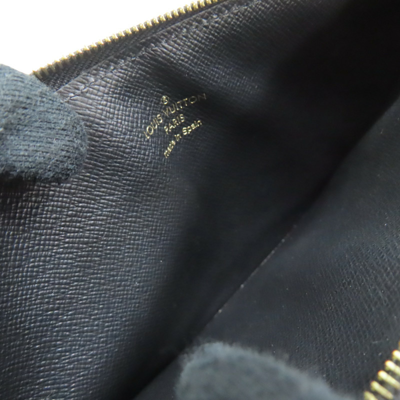 黑/棕色 原花帆布 拉鍊薄長夾 M80348【LOUIS VUITTON LV 路易威登】 M80348-4