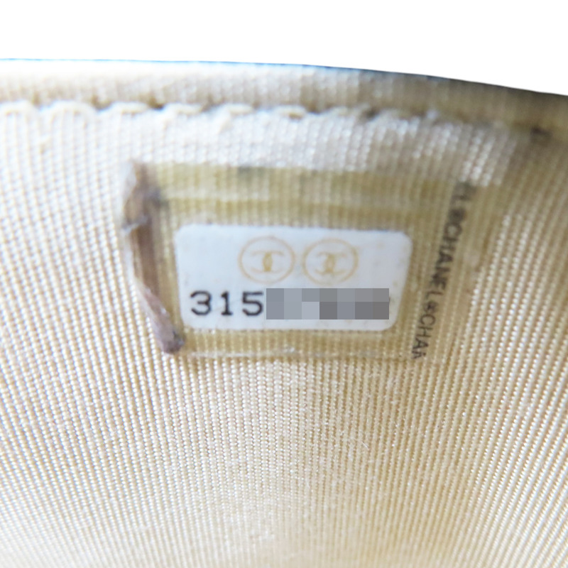 黑色 羊皮 菱格紋 肩背包 金釦 (無卡)【CHANEL 香奈兒】-6