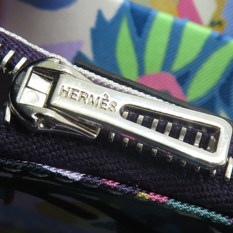 黑色 Epsom牛皮 Silk in Compact 絲巾短夾 W刻【HERMES 愛馬仕】-12