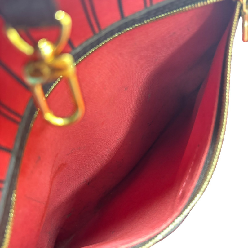 棕色 棋盤格 帆布 Neverfull MM 托特包 肩背包 【LOUIS VUITTON LV 路易威登】 N40599 N40599-5