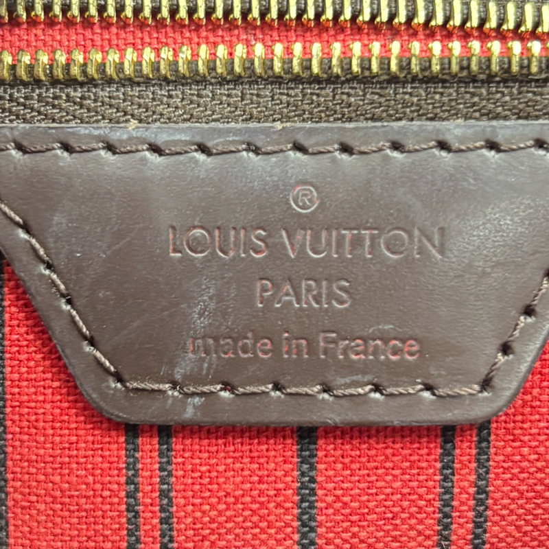 棕色 棋盤格 帆布 Neverfull MM 托特包 肩背包 【LOUIS VUITTON LV 路易威登】 N40599 N40599-7