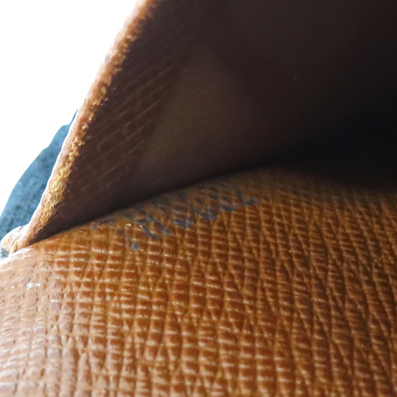 棕色 原花帆布 Card Holder 金扣 卡夾【LOUIS VUITTON LV 路易威登】 R20007-8