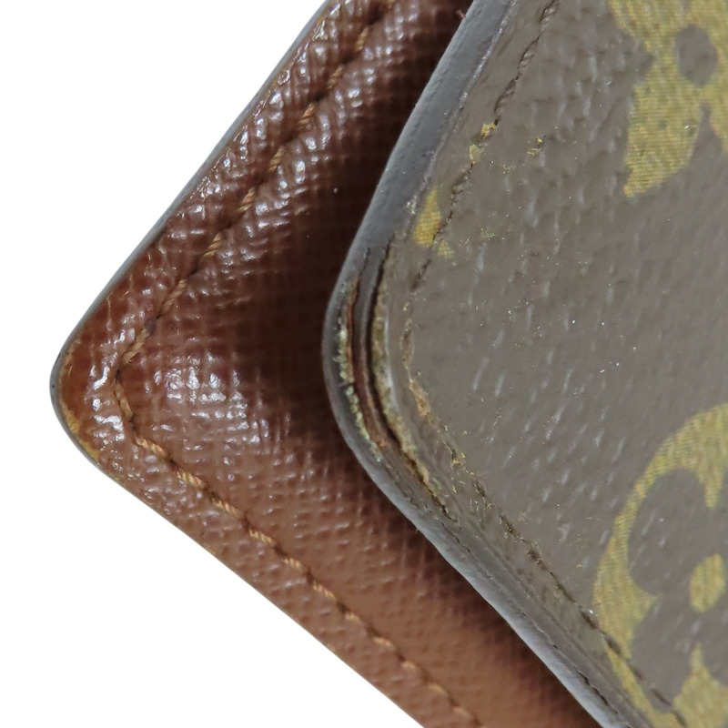 棕色 原花帆布 金扣 筆記本套 R20005【LOUIS VUITTON LV 路易威登】 R20005-10