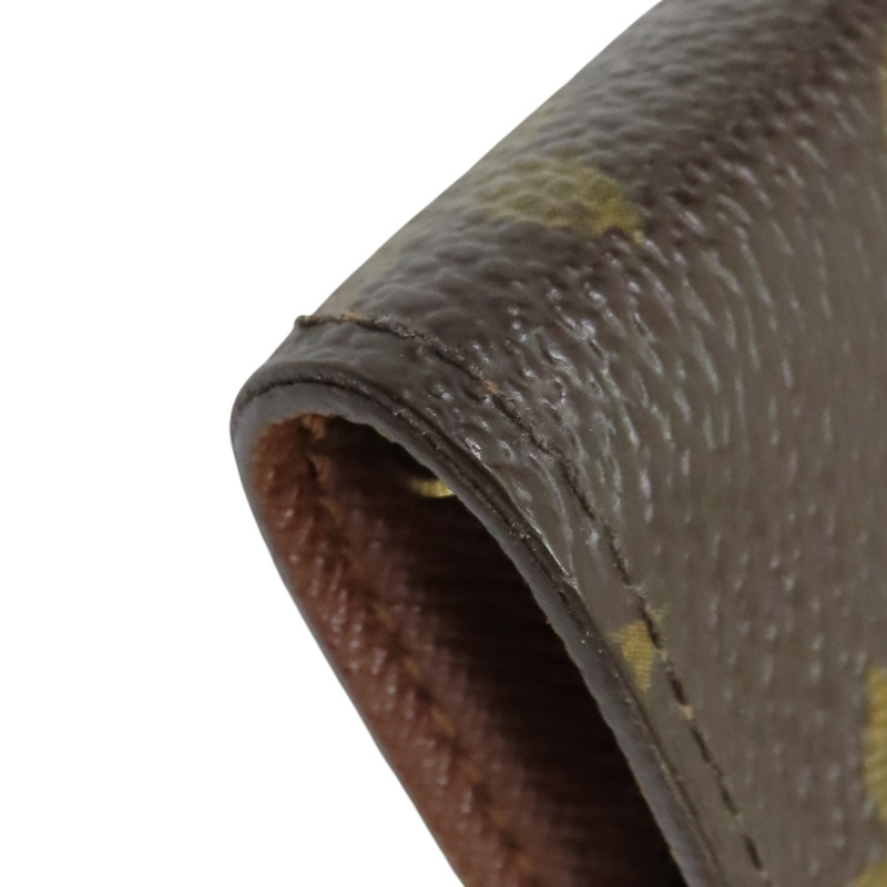 棕色 原花帆布 金扣 筆記本套 R20005【LOUIS VUITTON LV 路易威登】 R20005-11