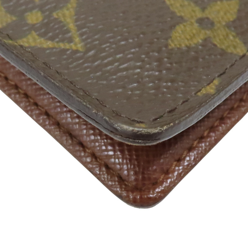 棕色 原花帆布 金扣 筆記本套 R20005【LOUIS VUITTON LV 路易威登】 R20005-15