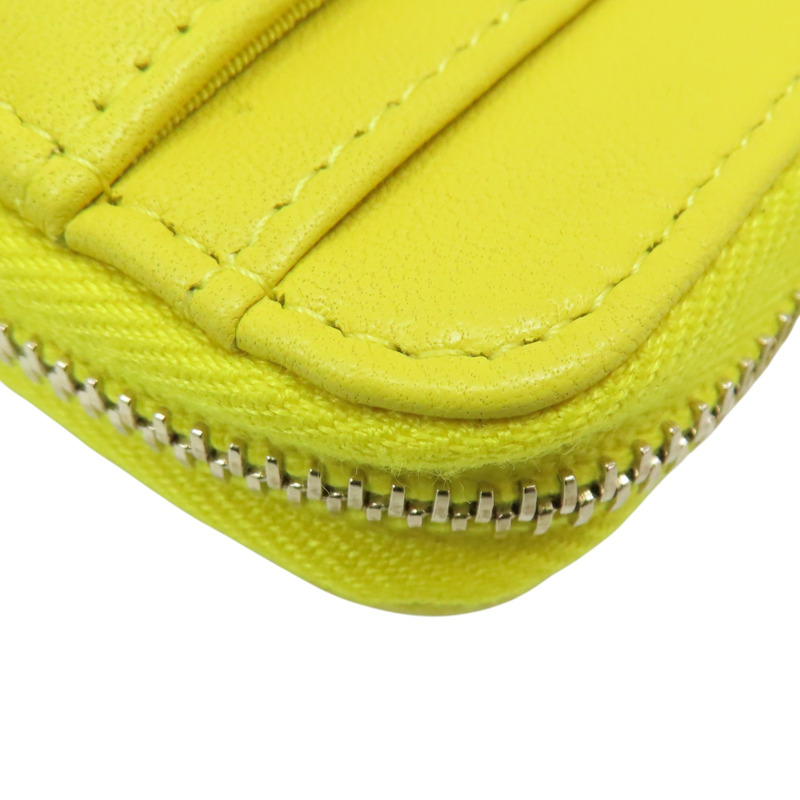 黃色 菱格紋 羊皮 19 card holder 卡夾 零錢包【CHANEL 香奈兒】-12