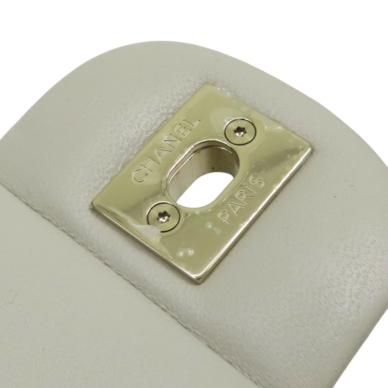 灰色 菱格紋 羊皮 鍊帶 COCO17 肩背包 A35200【CHANEL 香奈兒】 A35200-11