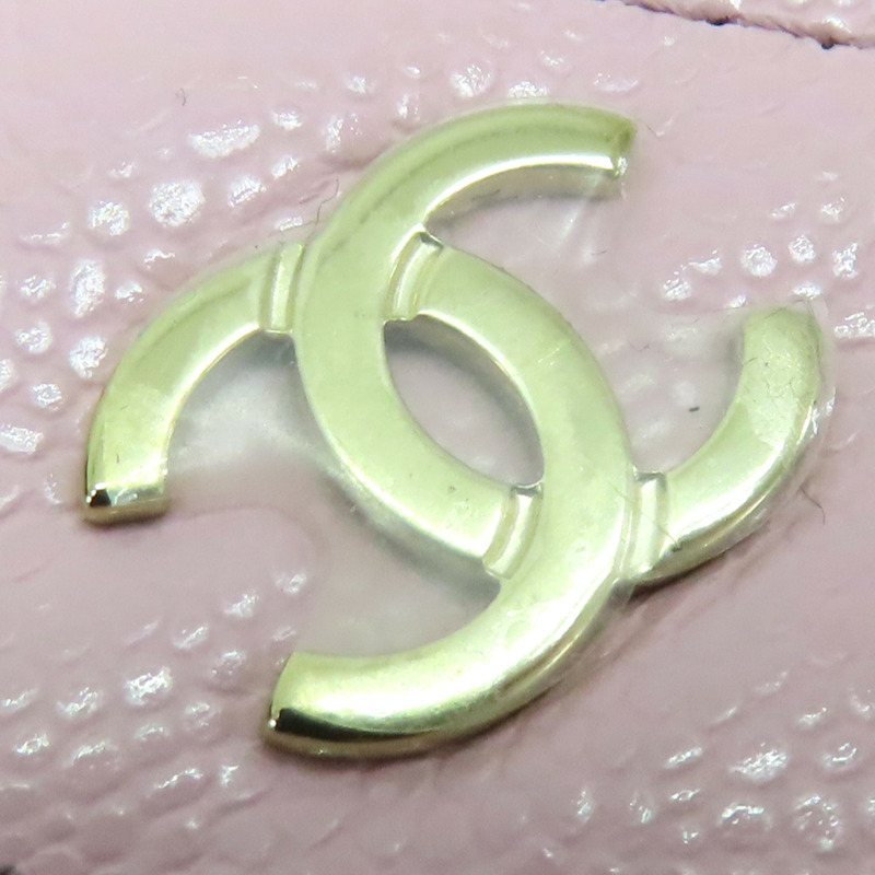粉色牛皮 菱格紋 荔枝紋 零錢包 AP2061【CHANEL 香奈兒】 AP2061-12