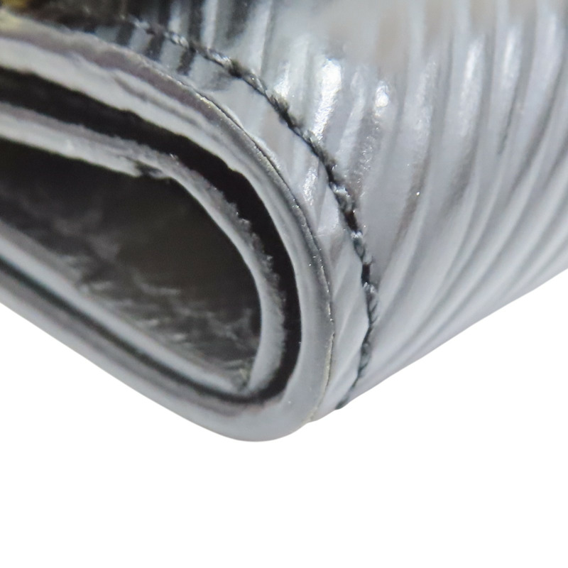 黑色牛皮 EPI水波紋 Twist XS 短夾 M63323【LOUIS VUITTON LV 路易威登】 M63322-11