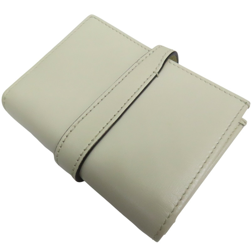 白色牛皮 Jackie 兩折短夾 645586【GUCCI 古馳】 645536-3