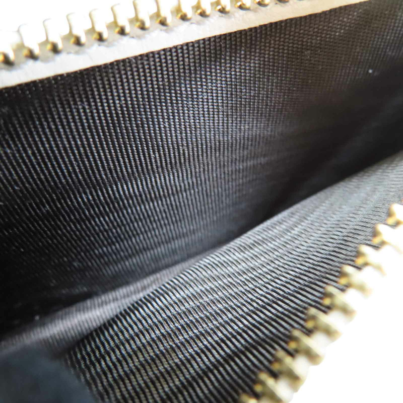 白色牛皮 Jackie 兩折短夾 645586【GUCCI 古馳】 645536-8