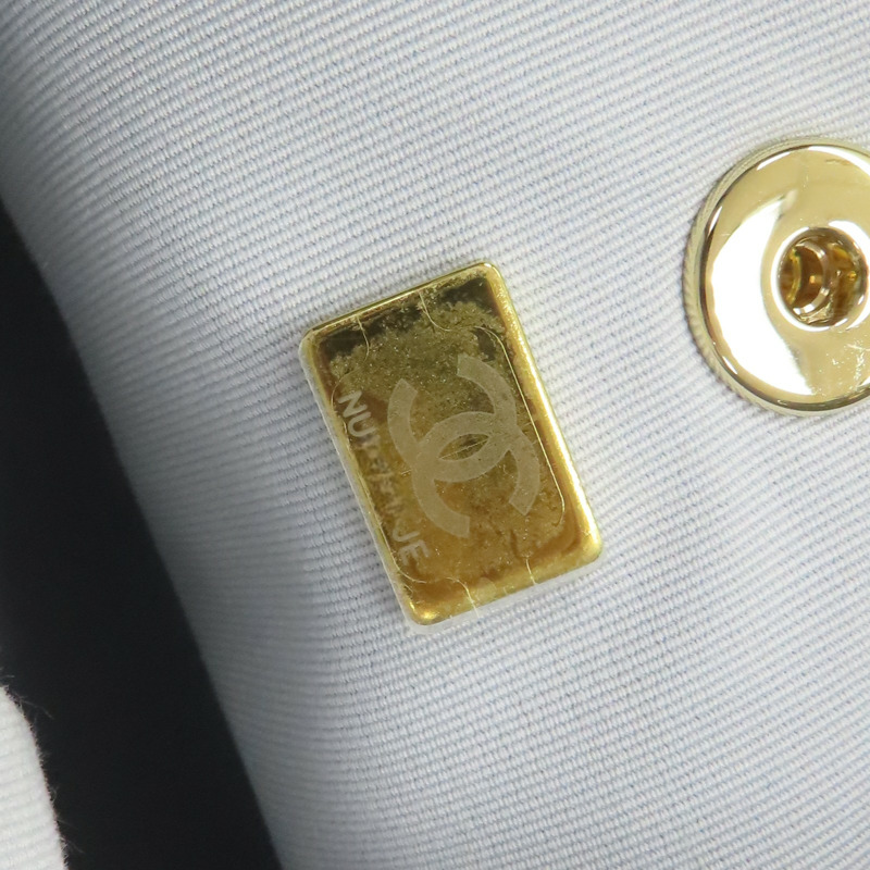 淡藍色 菱格紋牛皮 後背包 AS3618【CHANEL 香奈兒】 AS3618-8