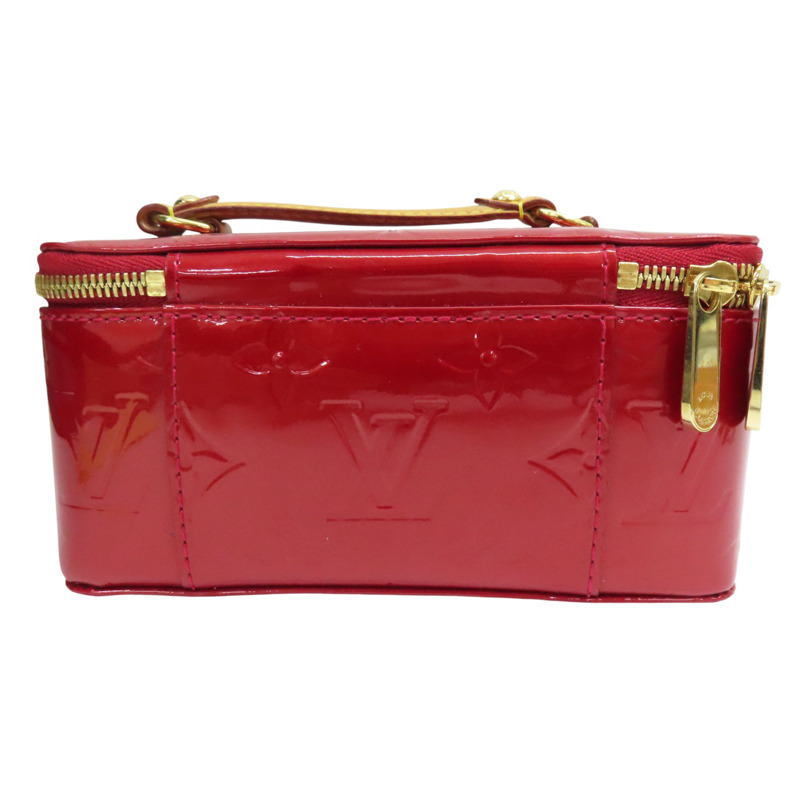 紅色 漆皮皮革 Jewel case 珠寶盒 化妝包【LOUIS VUITTON LV 路易威登】 M91273-1