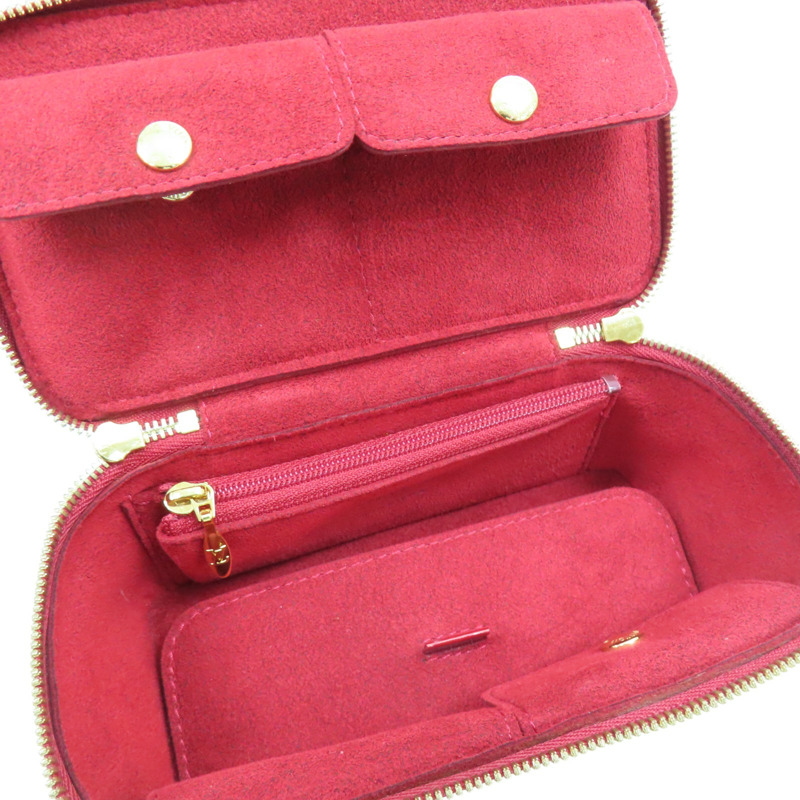 紅色 漆皮皮革 Jewel case 珠寶盒 化妝包【LOUIS VUITTON LV 路易威登】 M91273-4