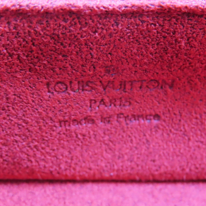 紅色 漆皮皮革 Jewel case 珠寶盒 化妝包【LOUIS VUITTON LV 路易威登】 M91273-5