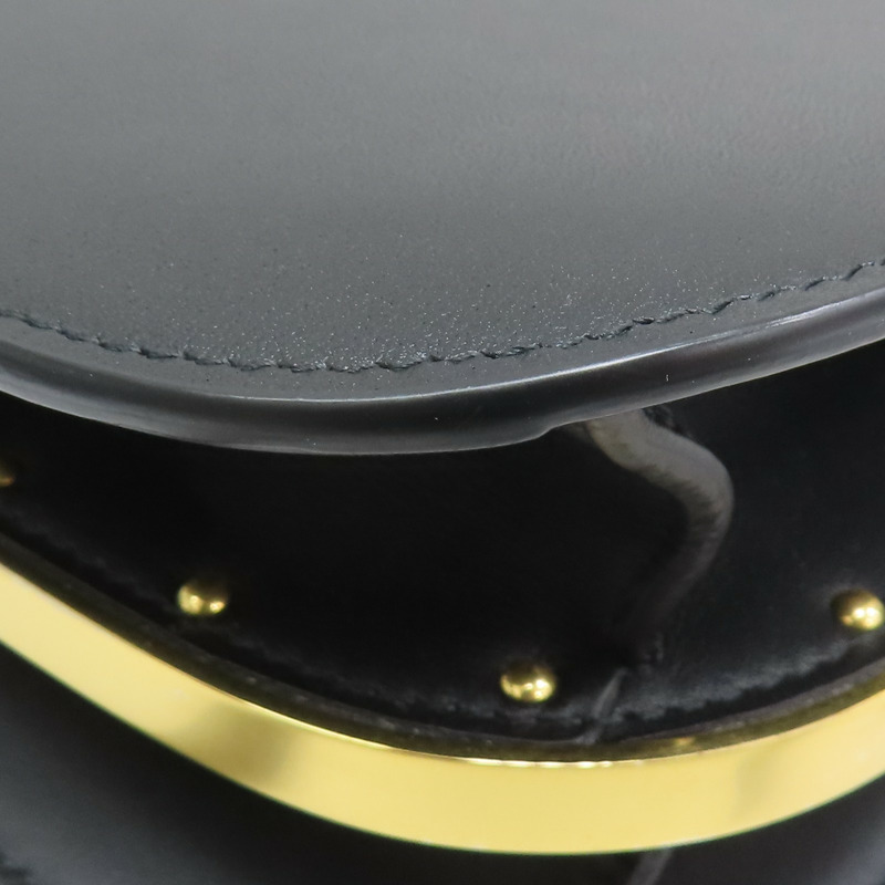 黑色 牛皮 Bobby 金扣 肩背包 【Dior 迪奧 】-12