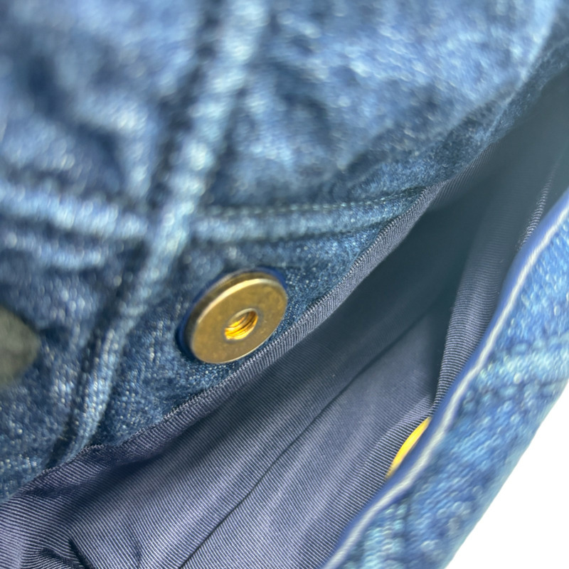 藍色 單寧布 19 26cm 鍊帶 肩背包【CHANEL 香奈兒】 AS1160 AS1160-12