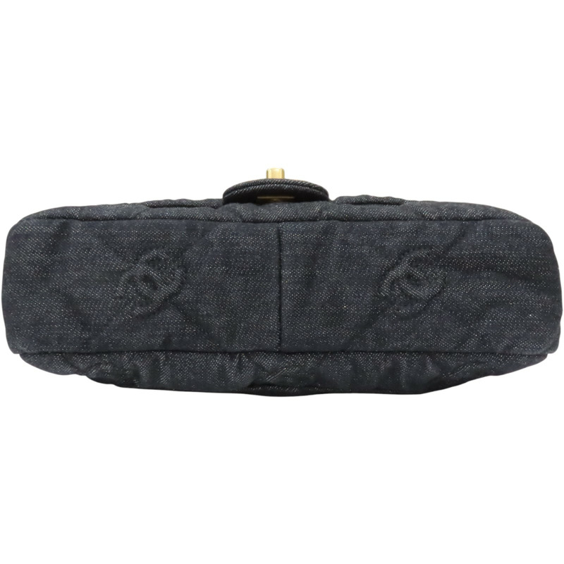 黑色牛仔布 Funky Town 肩背包 AS3216【CHANEL 香奈兒】 AS3216-3