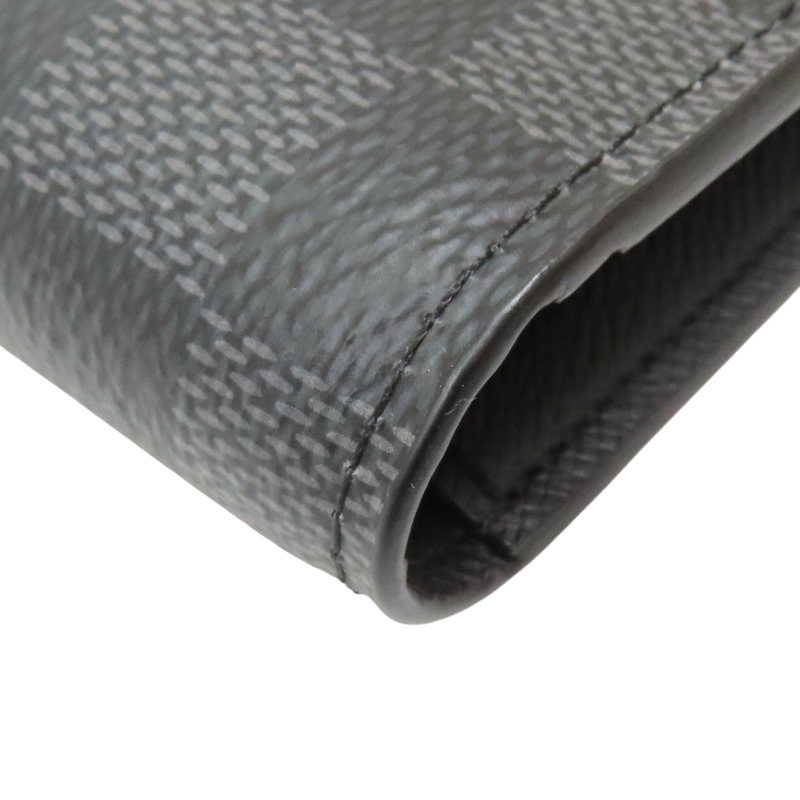 黑色 棋盤格帆布 Brazza 兩折長夾 N62665【LOUIS VUITTON LV 路易威登】 N62665-15