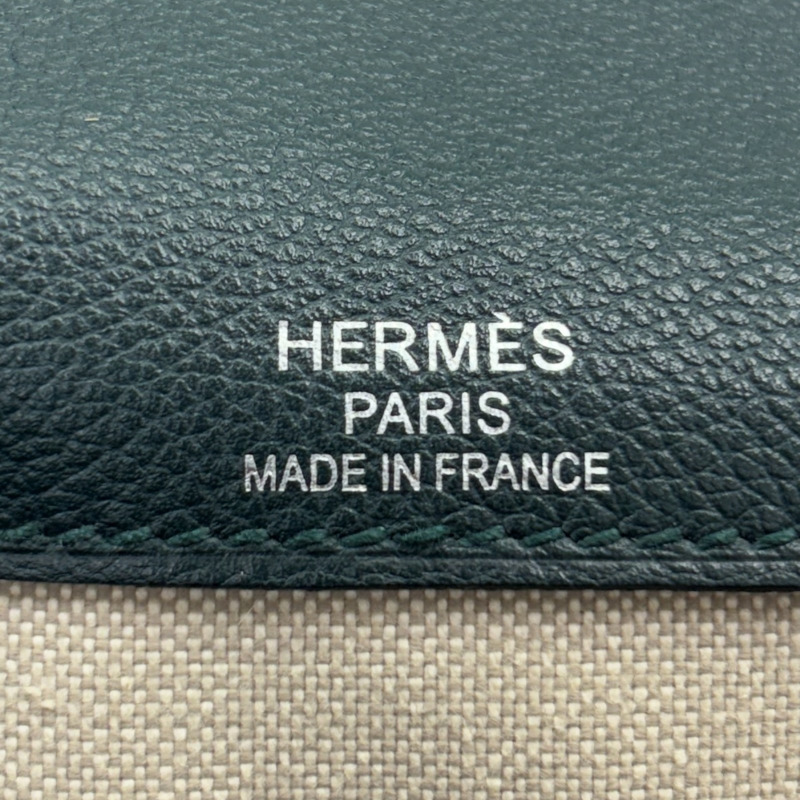 綠色 Evercolor牛皮 Flash sac a dos 後背包 D刻【HERMES 愛馬仕】-6