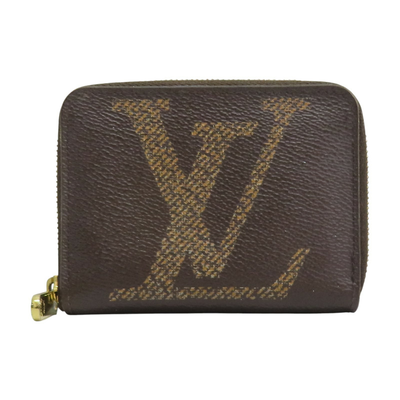 棕色 帆布 Zip Coin Purse 零錢包 M69354【LOUIS VUITTON LV 路易威登】 M69354-0