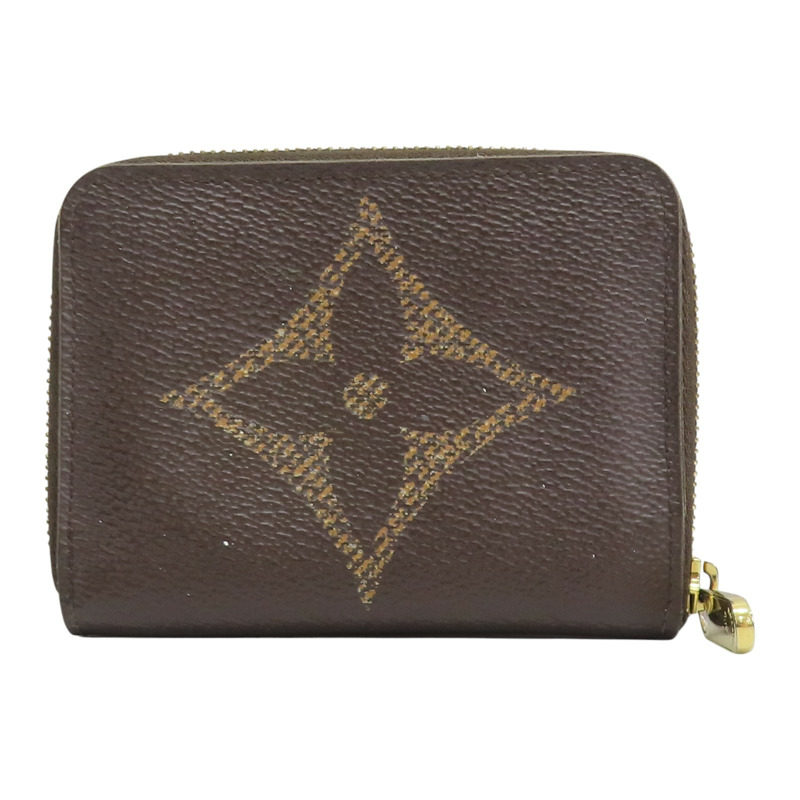 棕色 帆布 Zip Coin Purse 零錢包 M69354【LOUIS VUITTON LV 路易威登】 M69354-1