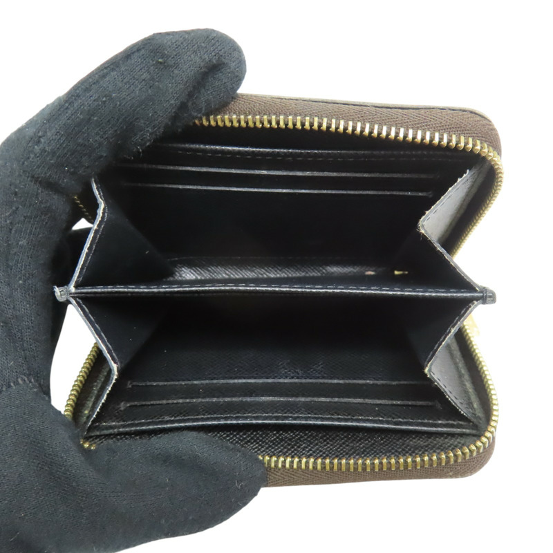 棕色 帆布 Zip Coin Purse 零錢包 M69354【LOUIS VUITTON LV 路易威登】 M69354-4