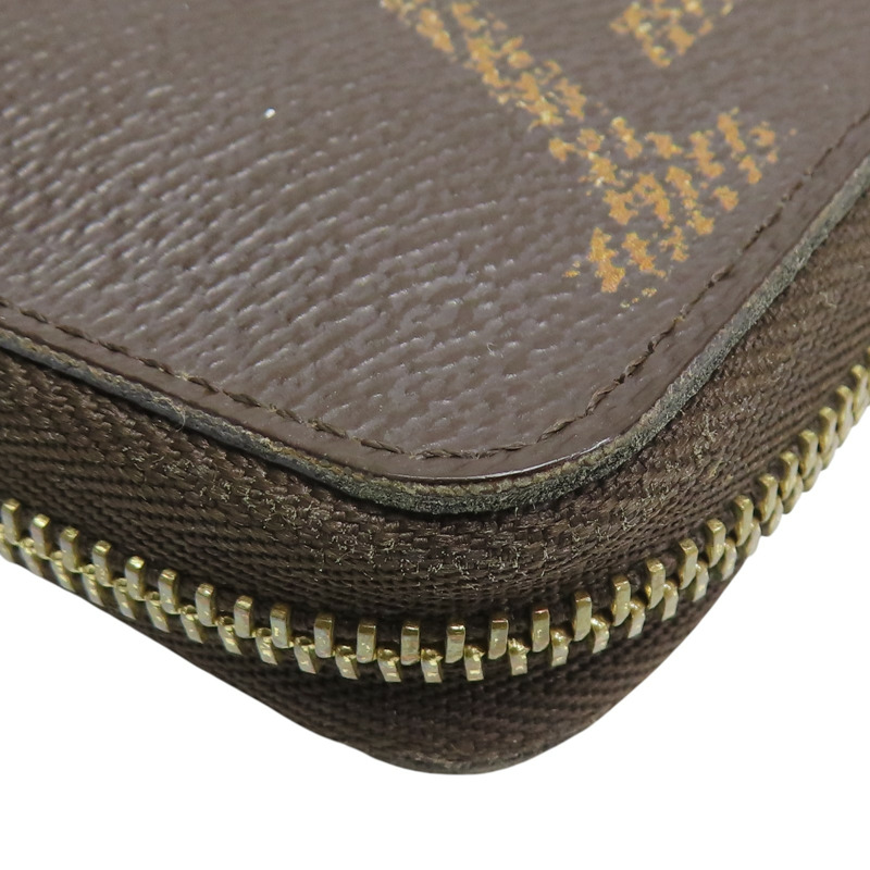 棕色 帆布 Zip Coin Purse 零錢包 M69354【LOUIS VUITTON LV 路易威登】 M69354-7
