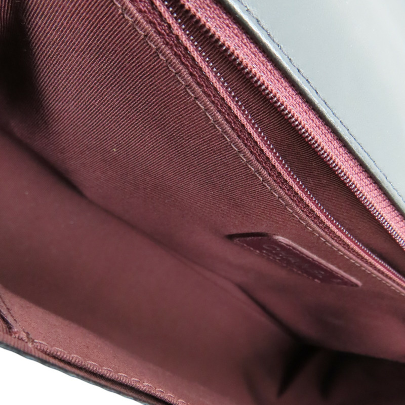 黑色 牛皮 山形紋 Boy28 銀扣 肩背包【CHANEL 香奈兒】-4