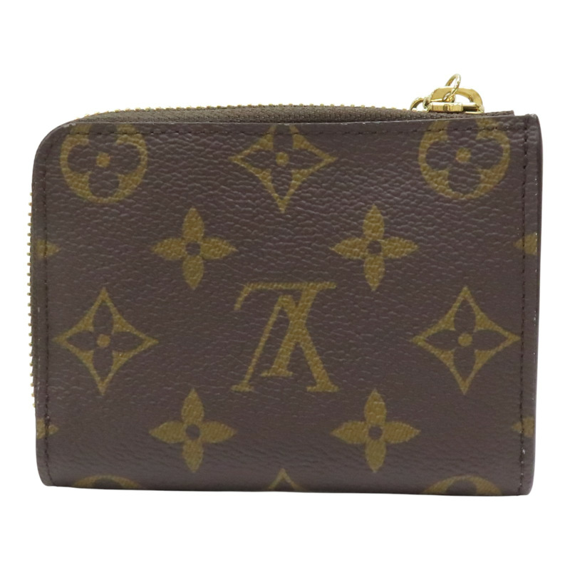 棕/藍色 原花帆布 Noa 拉鍊短夾 日本限定 M14530【LOUIS VUITTON LV 路易威登】 M14530-1