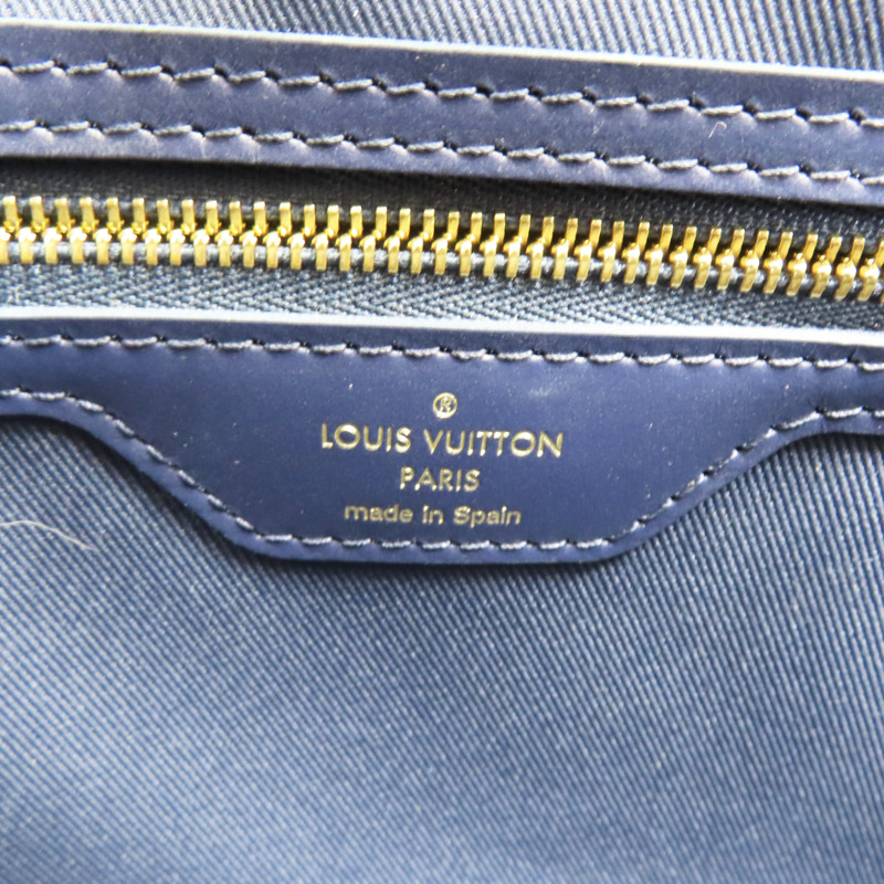 藍銀色 原花 PVC帆布 Neverfull MM 托特包【LOUIS VUITTON LV 路易威登】 M22921-6