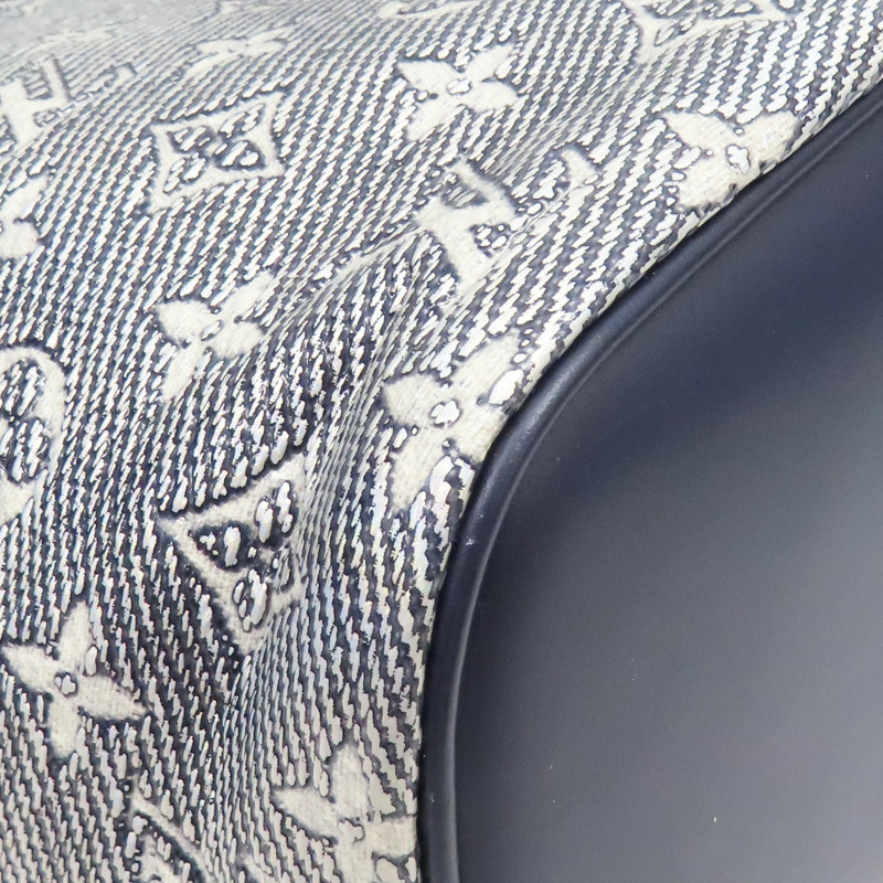 藍銀色 原花 PVC帆布 Neverfull MM 托特包【LOUIS VUITTON LV 路易威登】 M22921-8