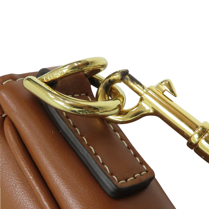 棕色 牛皮 CAMILLE 16 SOFT 肩背包【CELINE 賽琳】 120693FX9.04LU-9