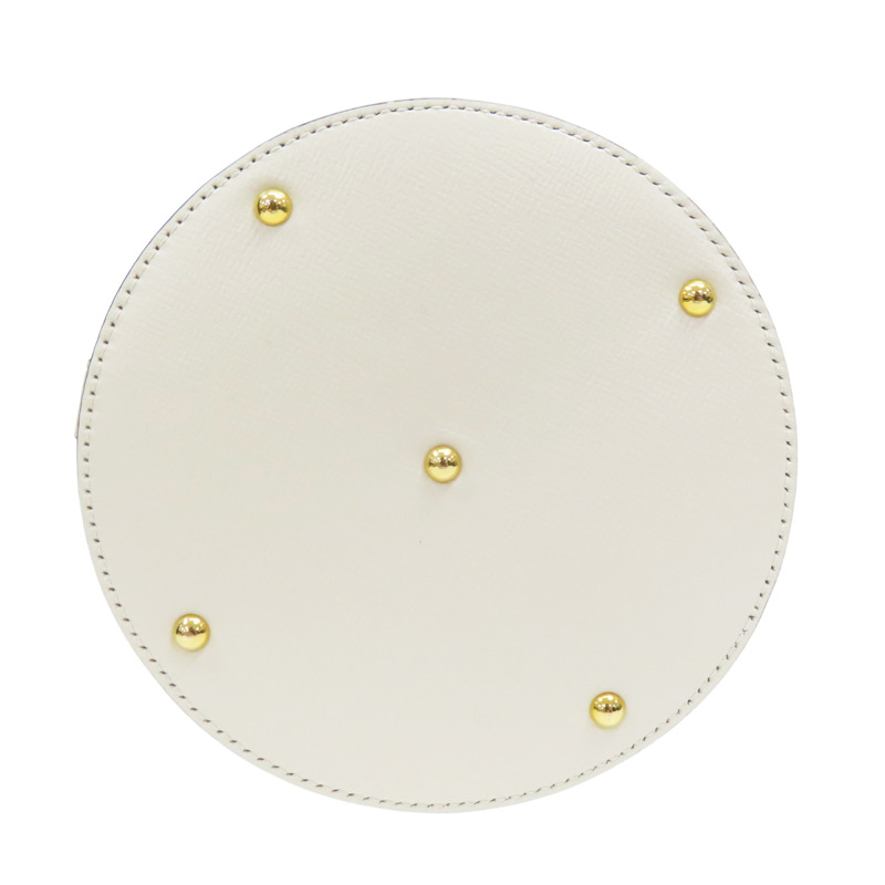 米白色 牛皮 1955 馬銜扣 水桶包 手提包【GUCCI 古馳】 637115-3