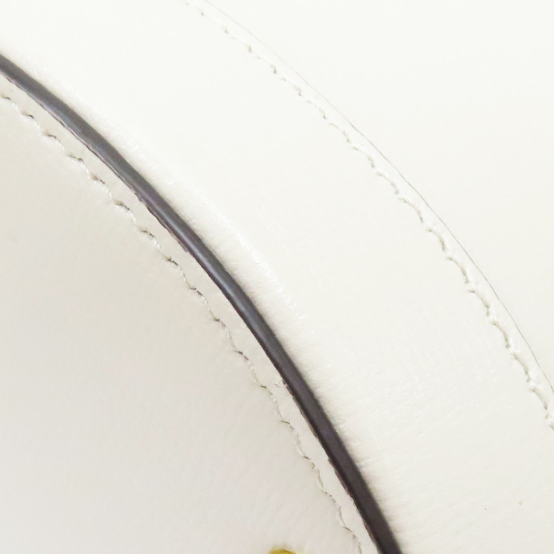 米白色 牛皮 1955 馬銜扣 水桶包 手提包【GUCCI 古馳】 637115-9