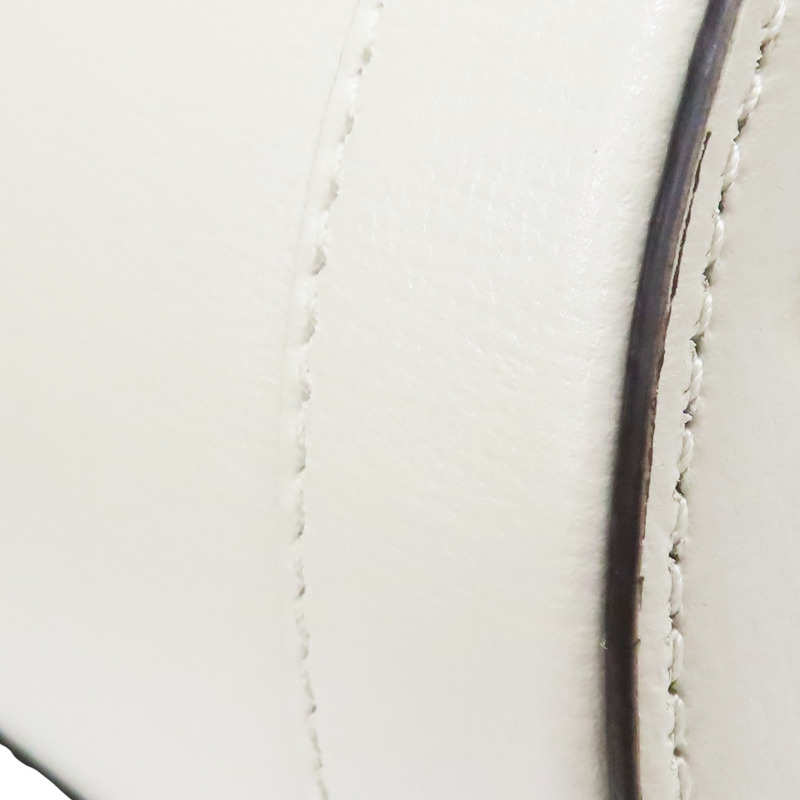 米白色 牛皮 1955 馬銜扣 水桶包 手提包【GUCCI 古馳】 637115-10