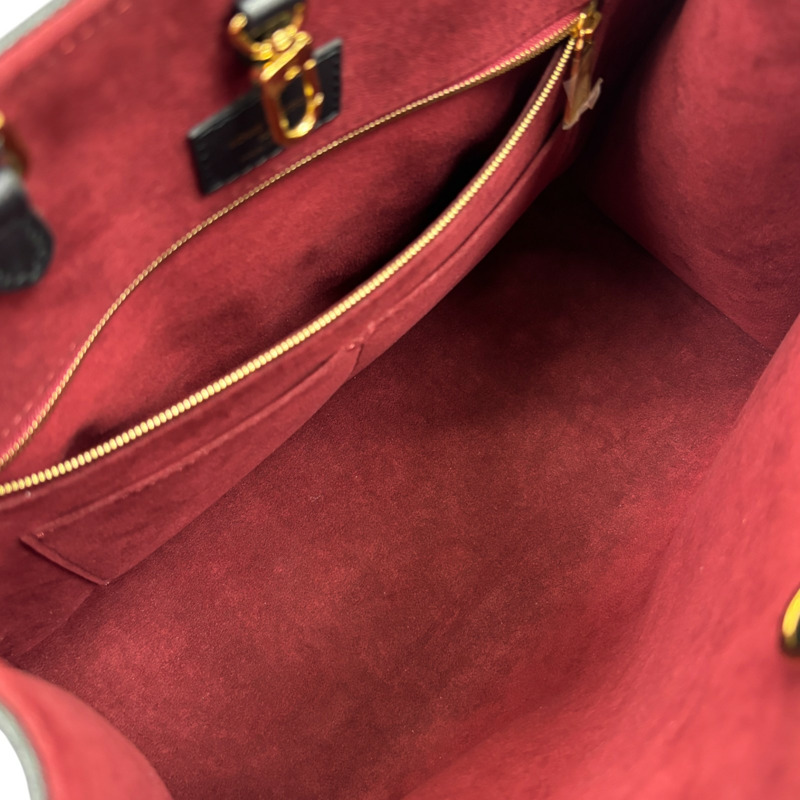 黑色/米白色 雙色 Empreinte牛皮 OnTheGo MM 两用包【LOUIS VUITTON LV 路易威登】 M45495 M45495-3